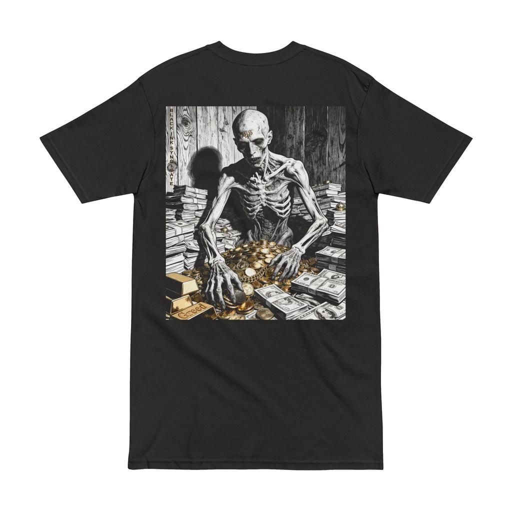 GREED Horror Graphic Tee – Seven Deadly Sins - Premium Graphic T-Shirt