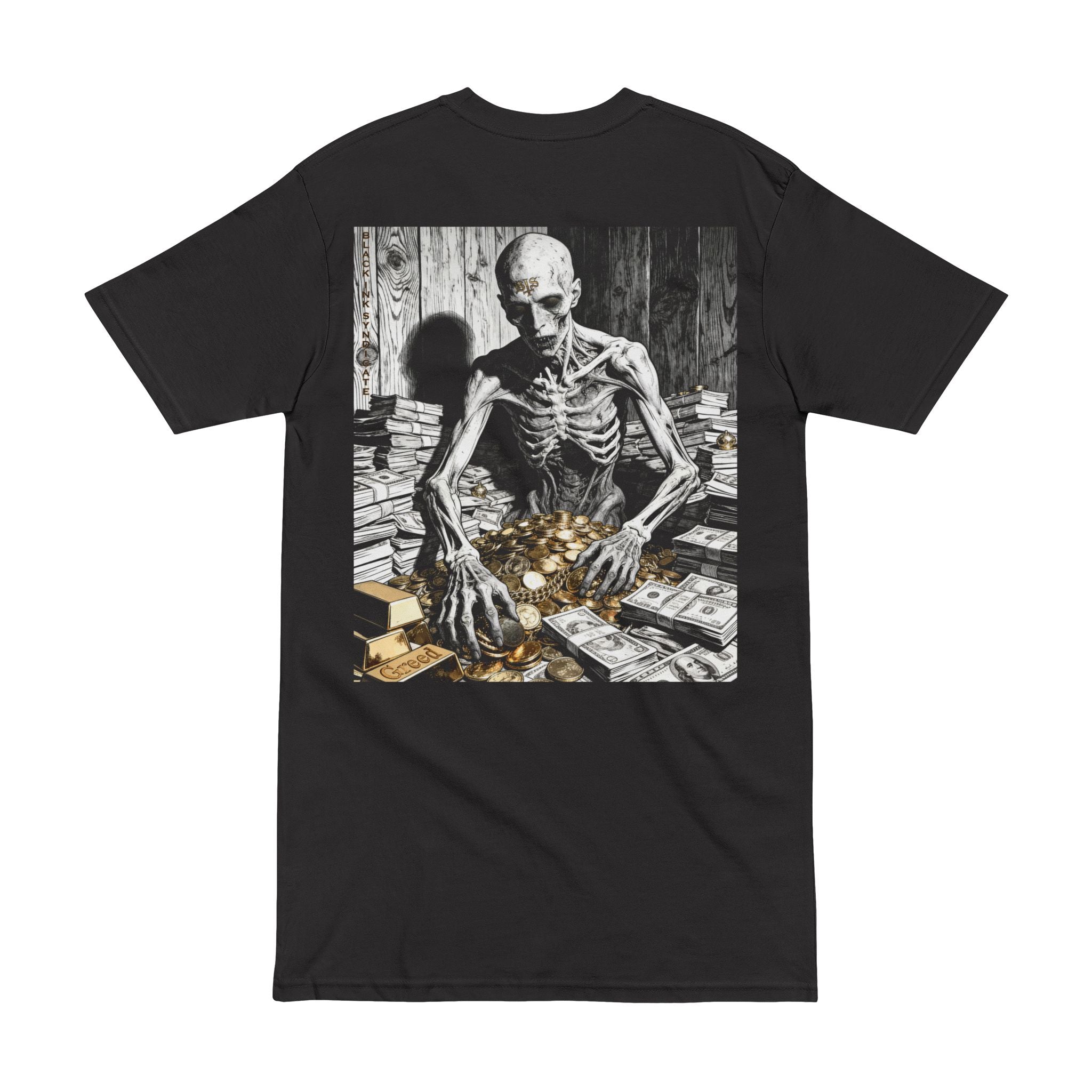 GREED Horror Graphic Tee – Seven Deadly Sins - Premium Graphic T-Shirt