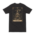 Death Tarot Skull T-Shirt — Gothic Skeleton Scythe Graphic Tee