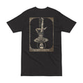 The Hanged Man Tarot Tee — Gothic Tarot Skull Graphic Shirt