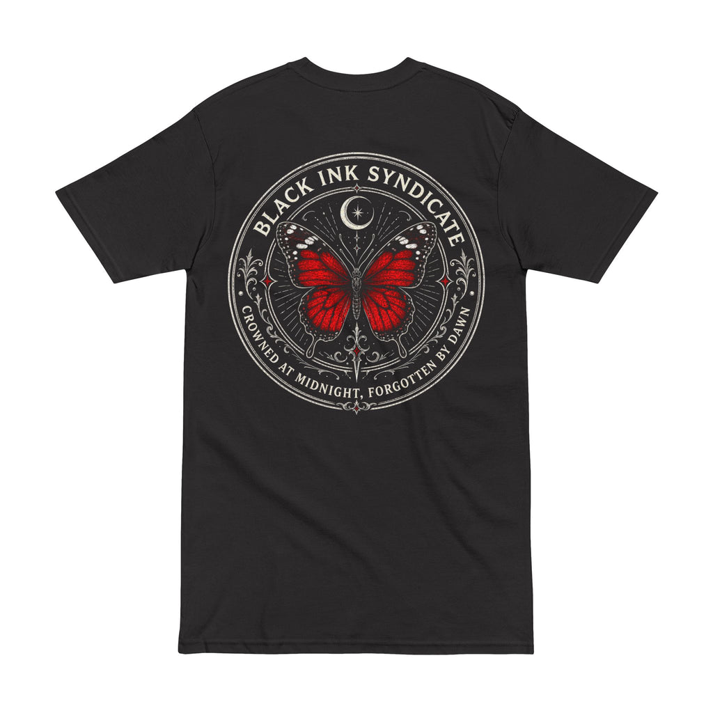 Crowned at Midnight, Forgotten by Dawn - Pattaya Edition - Red Butterfly Graphic Men’s T-Shirt