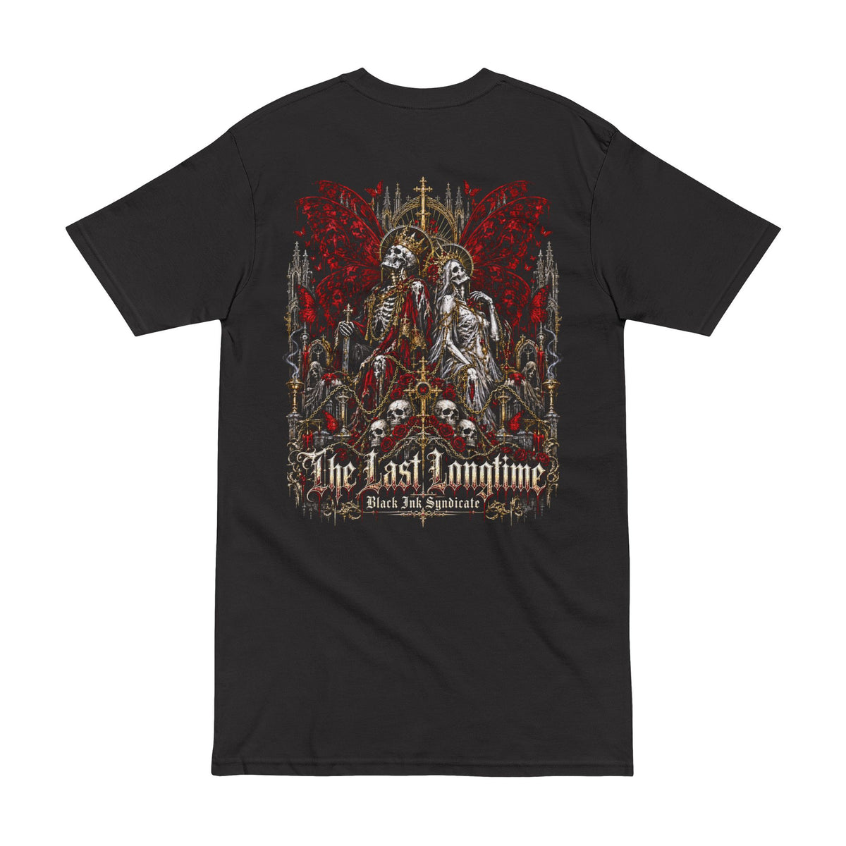 The Last Longtime – Pattaya Edition – Skeletal Royalty Gothic T-Shirt
