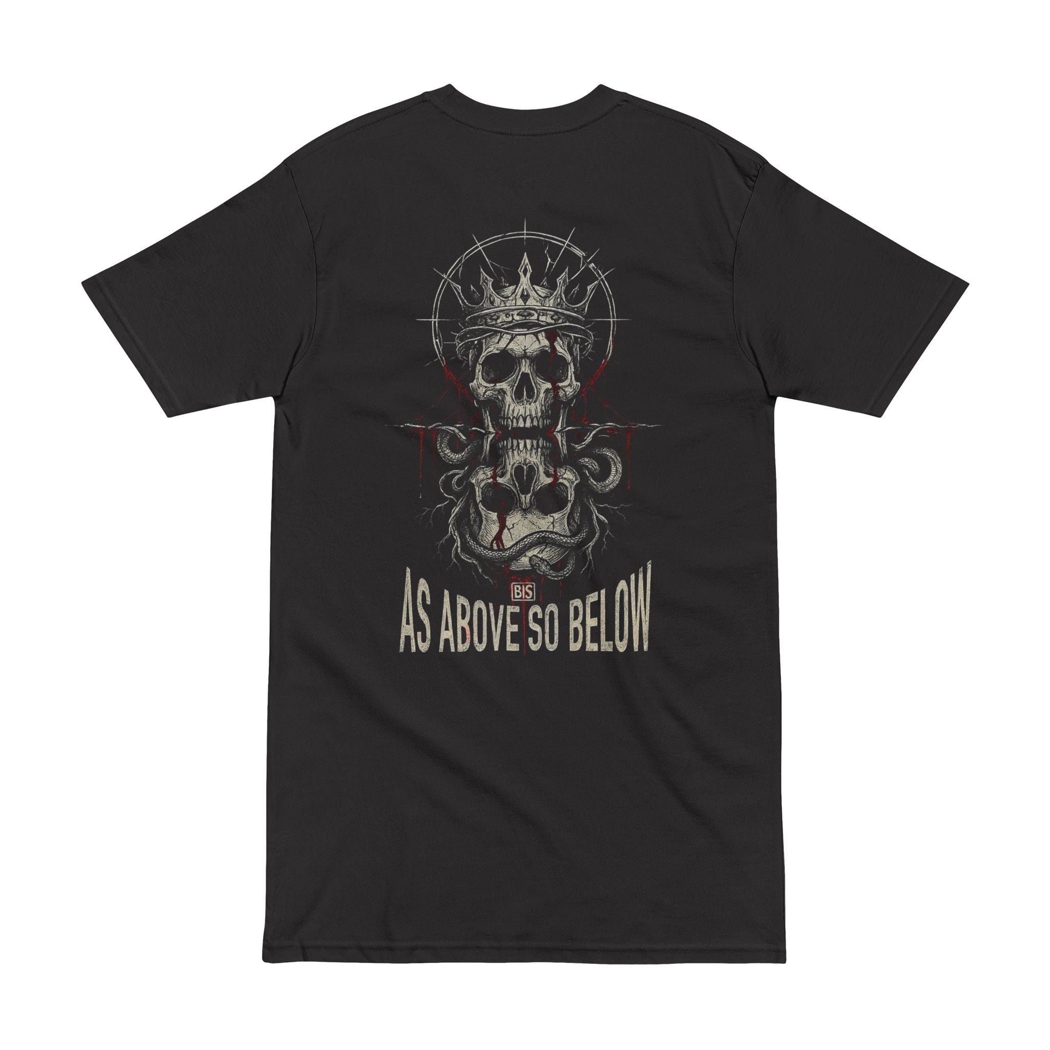 As Above So Below - BIS Original - Skull T-shirt